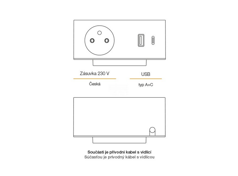 ASA 06037E00003 Stolní bezdrátová nabíječka VERSAQ, 1x230V, 1xUSB 5V (typ A+C), černá ASA 06037E00003 Stolní bezdrátová nabíječka VERSAQ, 1x230V, 1xUSB 5V (typ A+C), černá
